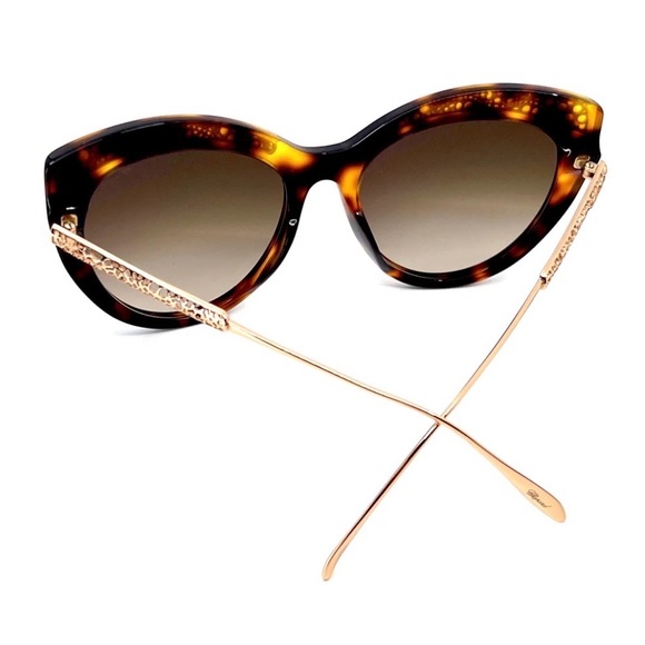 🆕New/Authentic Chopard Cat Eye Sunglasses (SCH258 0748) - Picture 9 of 12